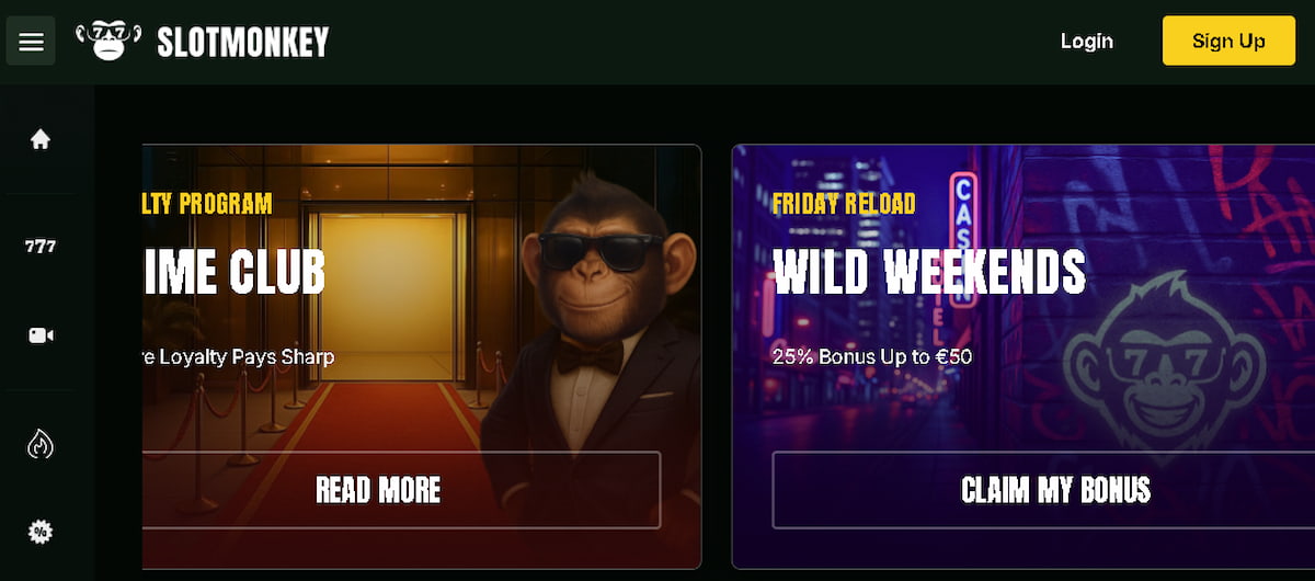 SlotMonkey Casinobonussen