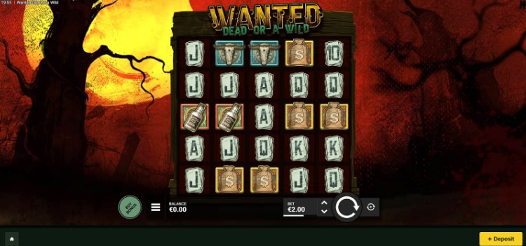 SlotMonkey - €1500 welkomstbonus bij Wanted - Dead or a Wild casino