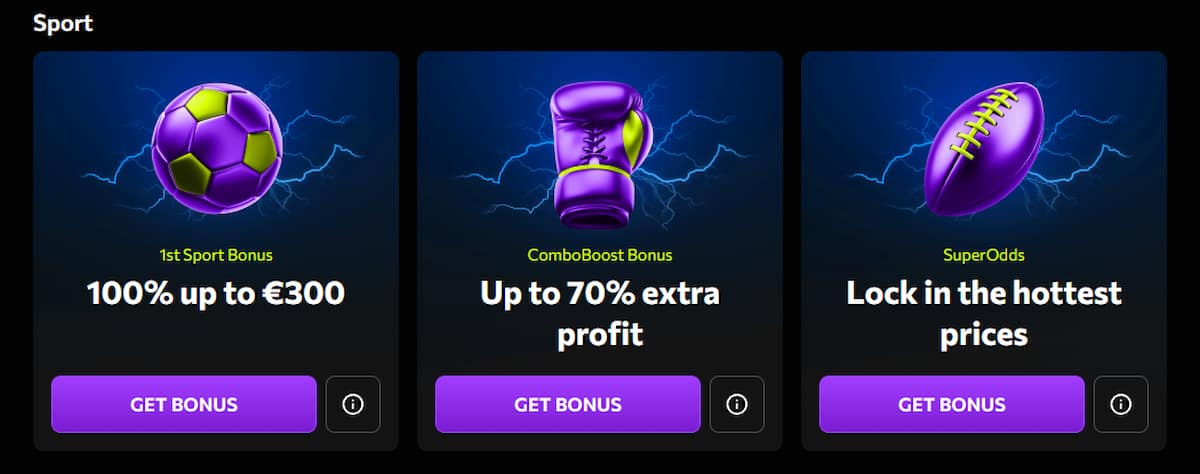 Sport welkomstbonus
