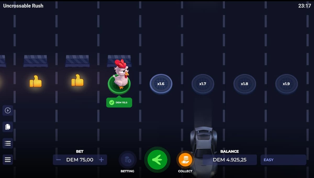 Uncrossable Rush