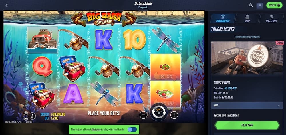 Vegas Hero-Big Bass Splash