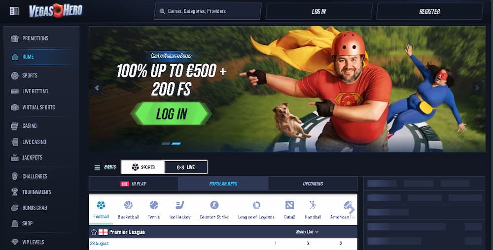 Vegas Hero is een nieuw casino Nederland