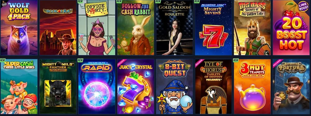 Zoek je favoriete games op en begin met spelen