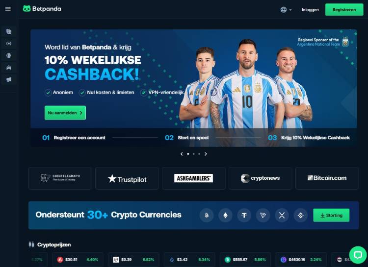 Betpanda no kyc crypto