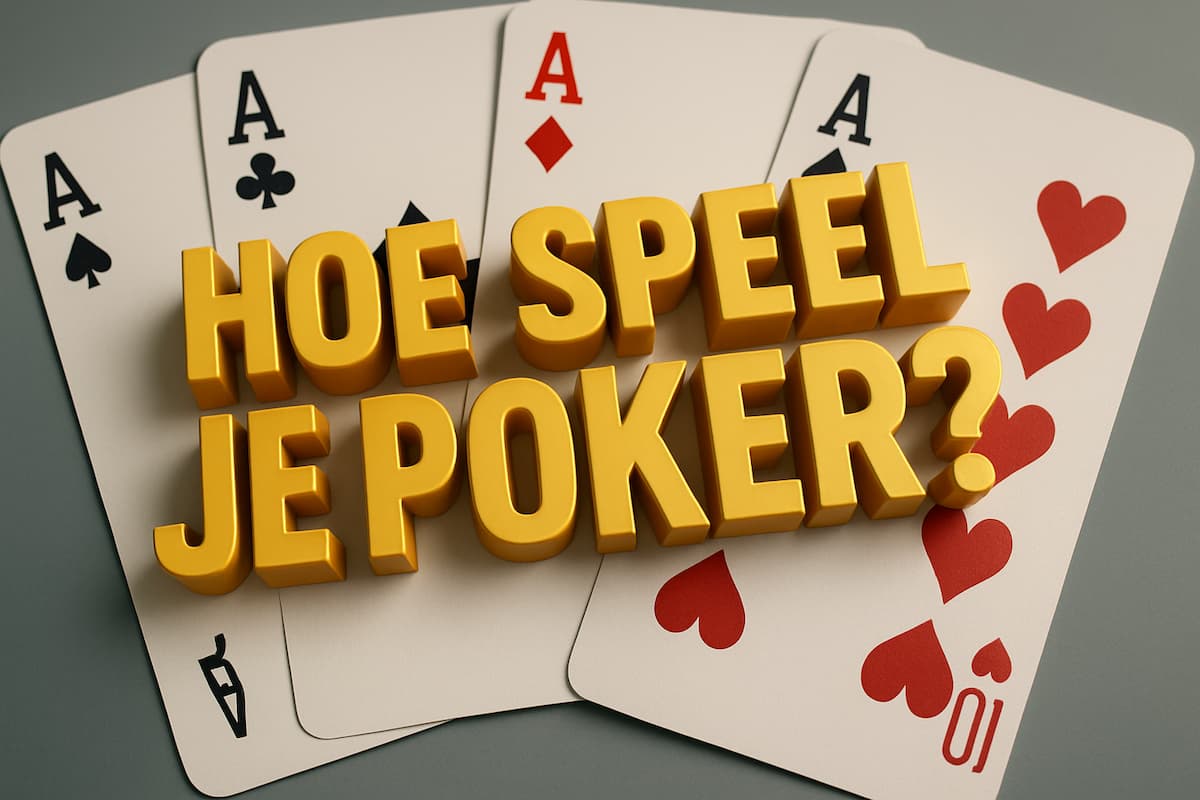 Hoe speel je poker - Poker regels & strategie
