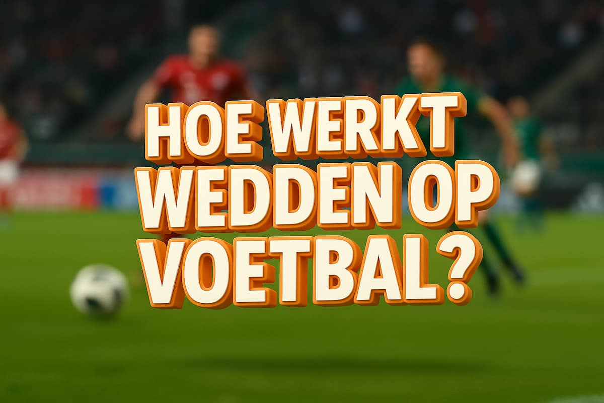 Hoe werkt wedden op voetbal