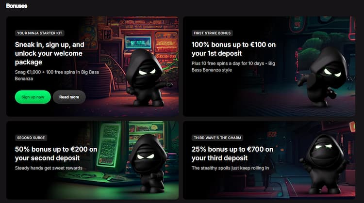 BetNinja bonus & promo code