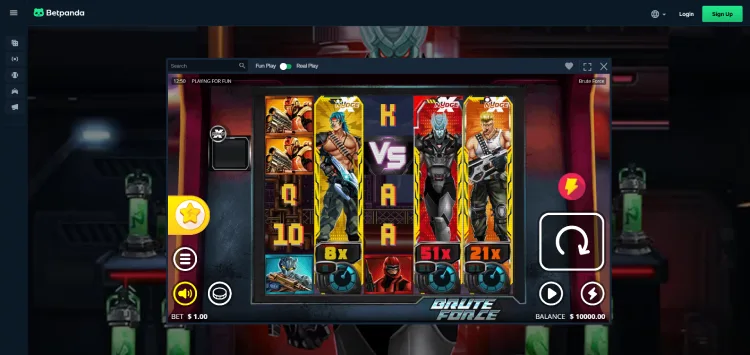 Betpanda - Ontvang tot wel 1 BTC Brute Force casino bonus + 10% wekelijkse cashback