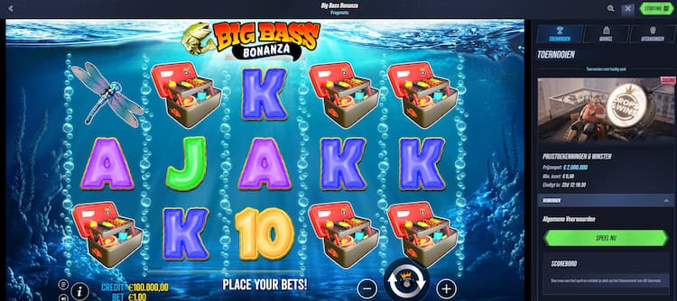 Big Bass Bonanza bij Vegas Hero