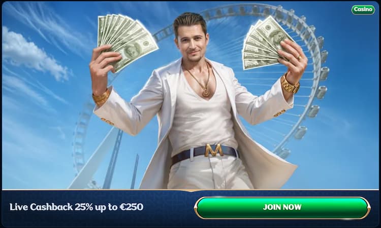 Bonus voor live casino