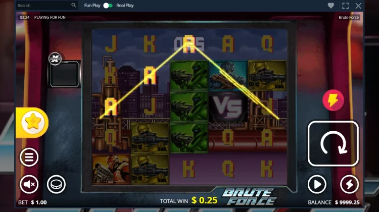Brute force slot game