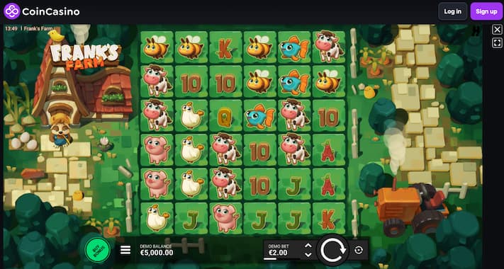 CoinCasino’s Frank’s Farm met een dikke welkomstbonus