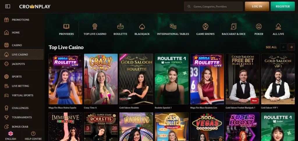 Crownplay - Online casino België met prijzenpotten tot €6.000.000