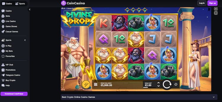 Divine Drop Slot-CoinCasino