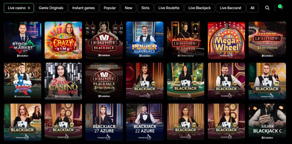 Gamix Live Casino