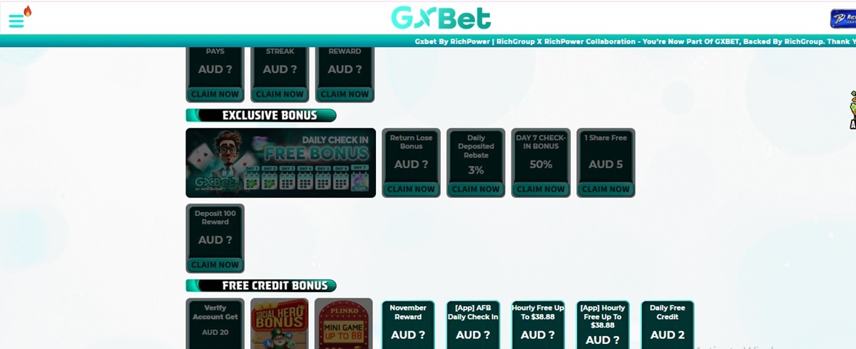 Gxbet Bonus & Promo Code
