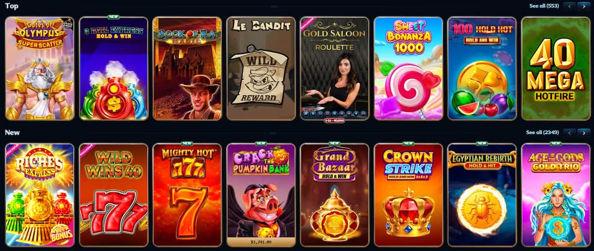 Kies je favoriete spel