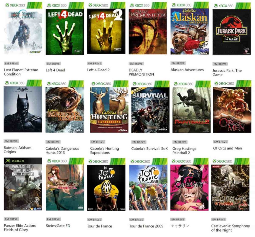 Volgens leaks komen deze Xbox 360-games terug
