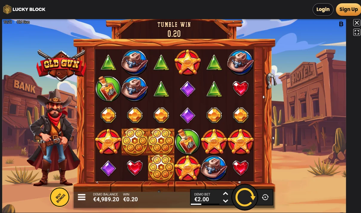 Lucky Block Old Gun en directe toegang