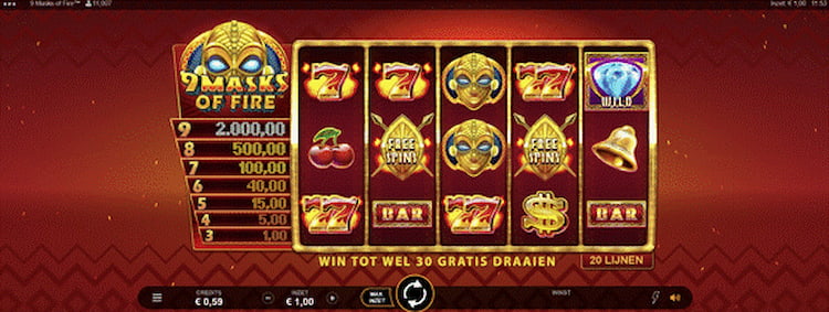 9 Masks of Fire Slot Review Expert Uitleg & Spelregels