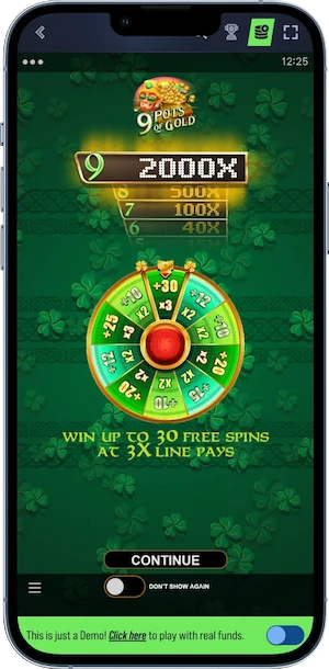 9 pots of gold mobiel 