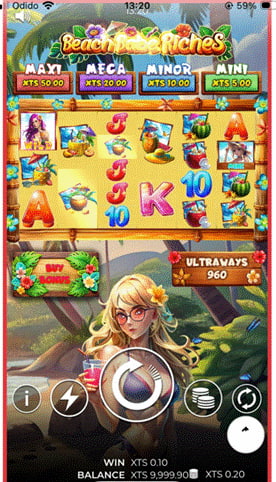 Beach Babe Riches mobiel spelen