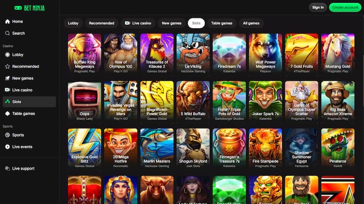 BetNinja Snel ELK Studios casino zonder KYC én sterke crypto-uitbetalingen