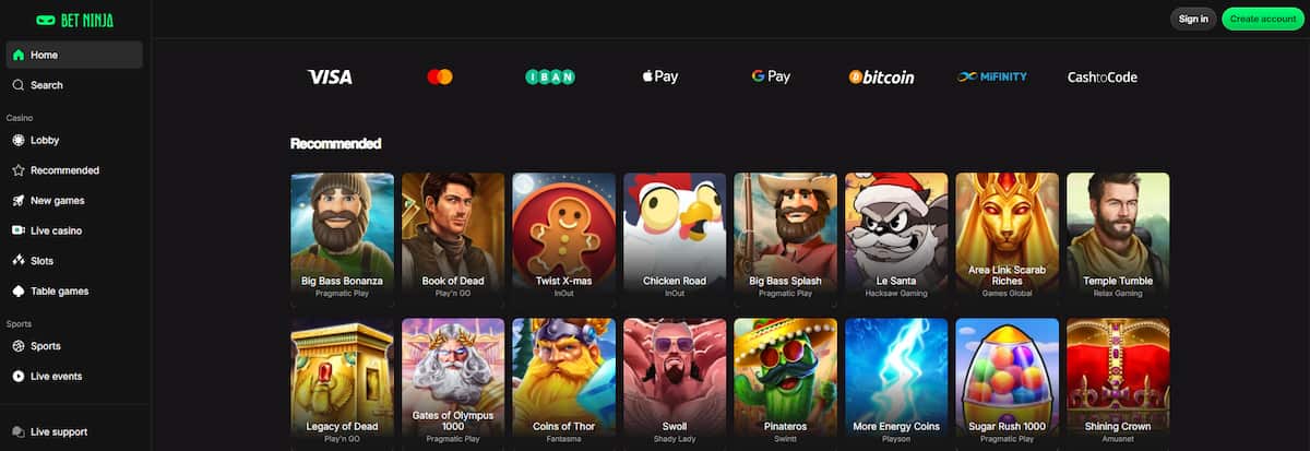 Betninja Temple Tumble