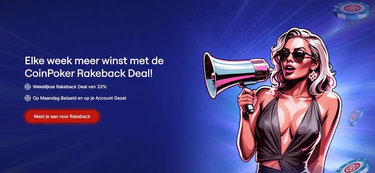 Cashback en rakeback poker bonussen
