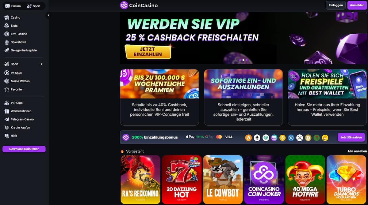 Coin Casino Fortune Slot