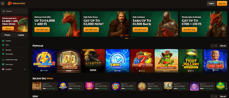 Drago Bet Curacao Casino