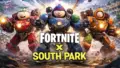 Fortnite x South Park-crossover met Cartman, Stan, Kyle en Kenny als speelbare skins in mechs, gebaseerd op recente leaks.