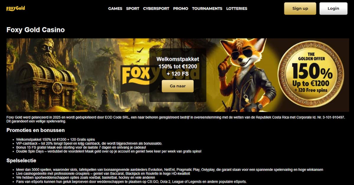 Foxy Gold Divine Fortune