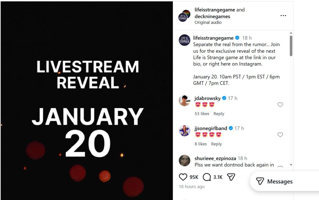 Life is Strange-game bekendgemaakt