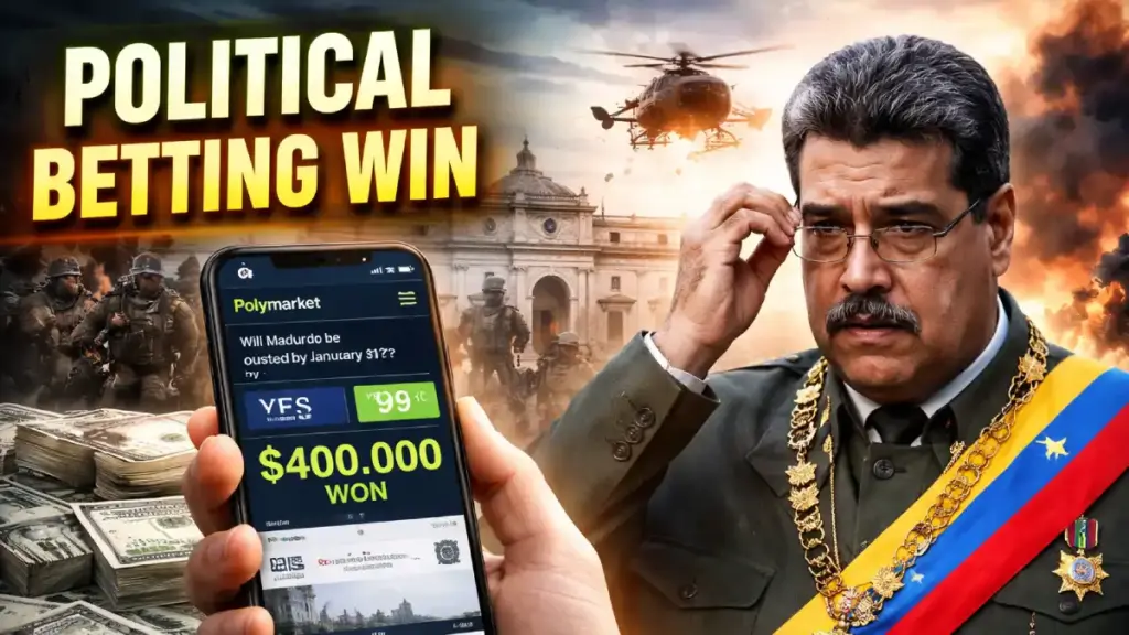 Mysterieuze speler wint 400.000 dollar met weddenschap op arrestatie Maduro