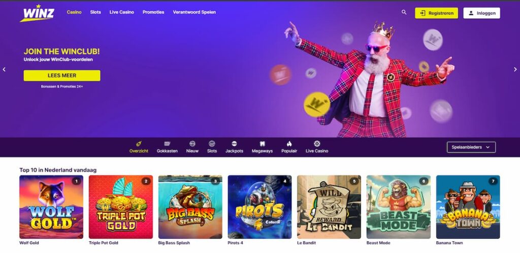 Nieuw Nederlands online casino Winz
