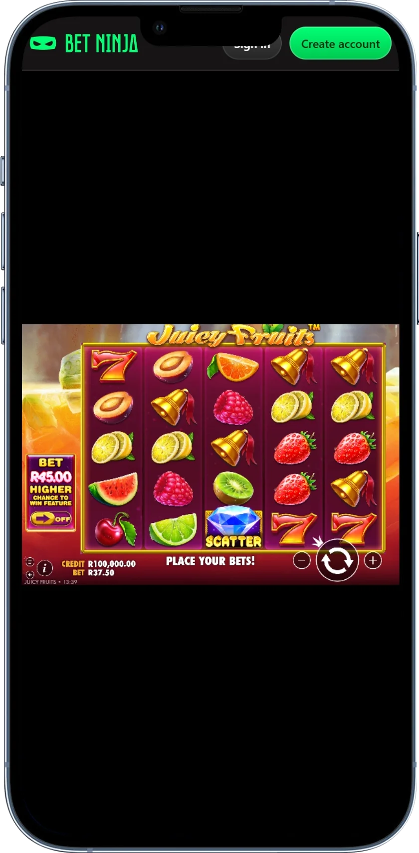 Pragmatic Play Juicy Fruits Mobiel Spelen iPhone & Android