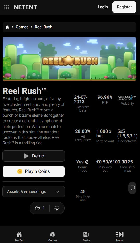 Reel Rush Demo Mobiel Spelen