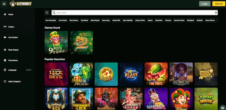 SlotMonkey 9 Pots of Gold