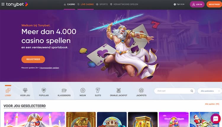 TonyBet.nl - Snelste Uitbetalingen (3-6 uur)