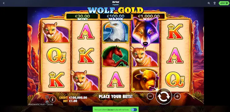 Vegas Hero Wolf Gold