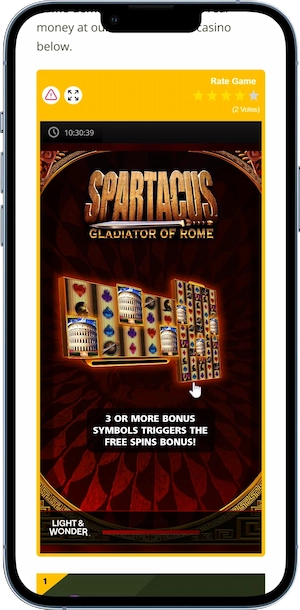 Spartacus Mobiel 