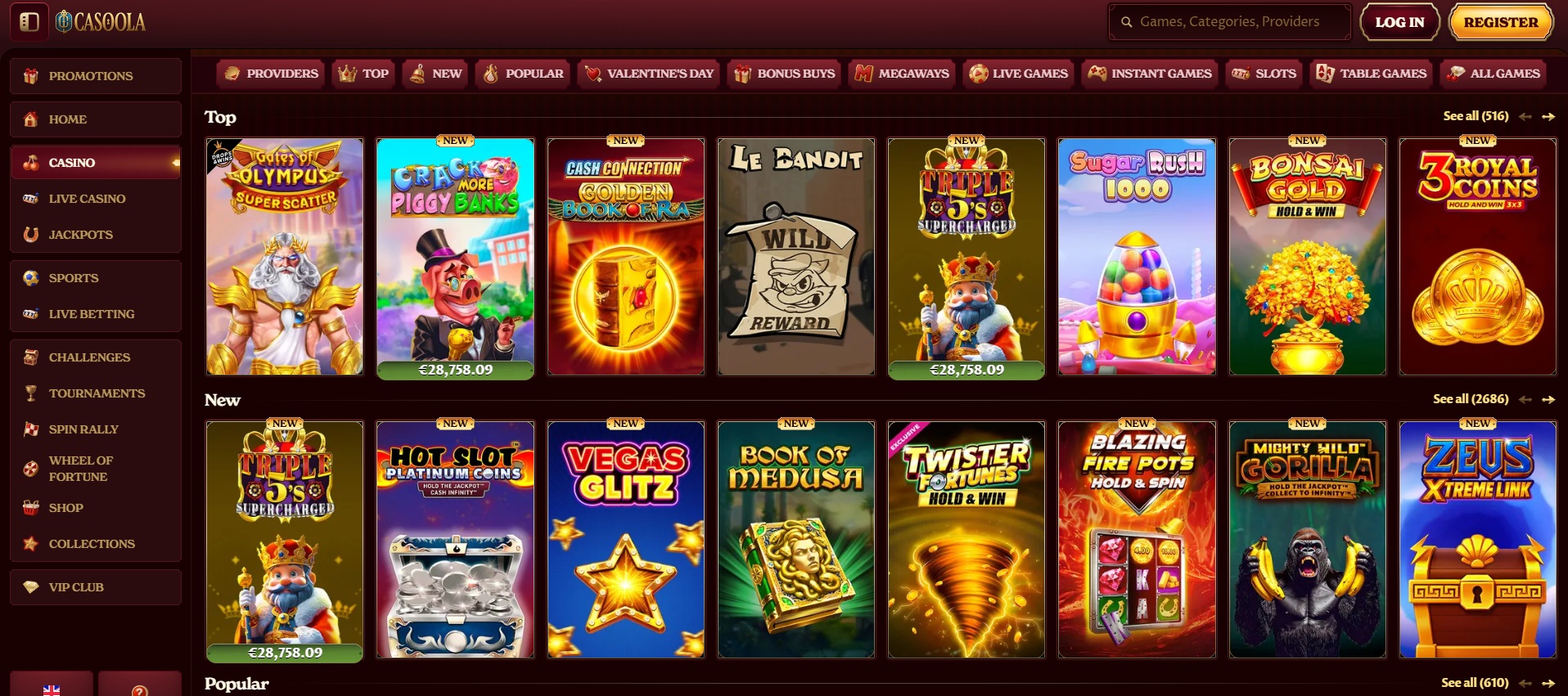 casoola Beste online casino voor mega snelle uitbetalingen