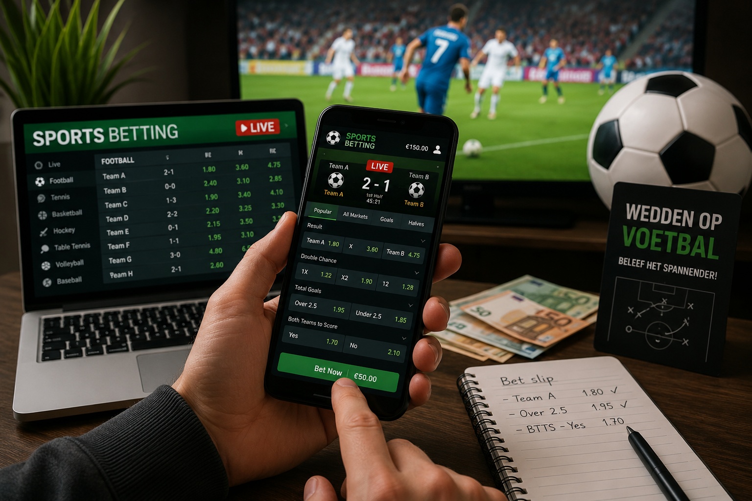 WK-campagne ‘Laat je niet zoek spelen’ richt zich op jonge sportwedders