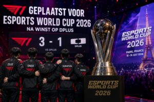 T1 plaatst zich voor Esports World Cup 2026 na winst op Dplus