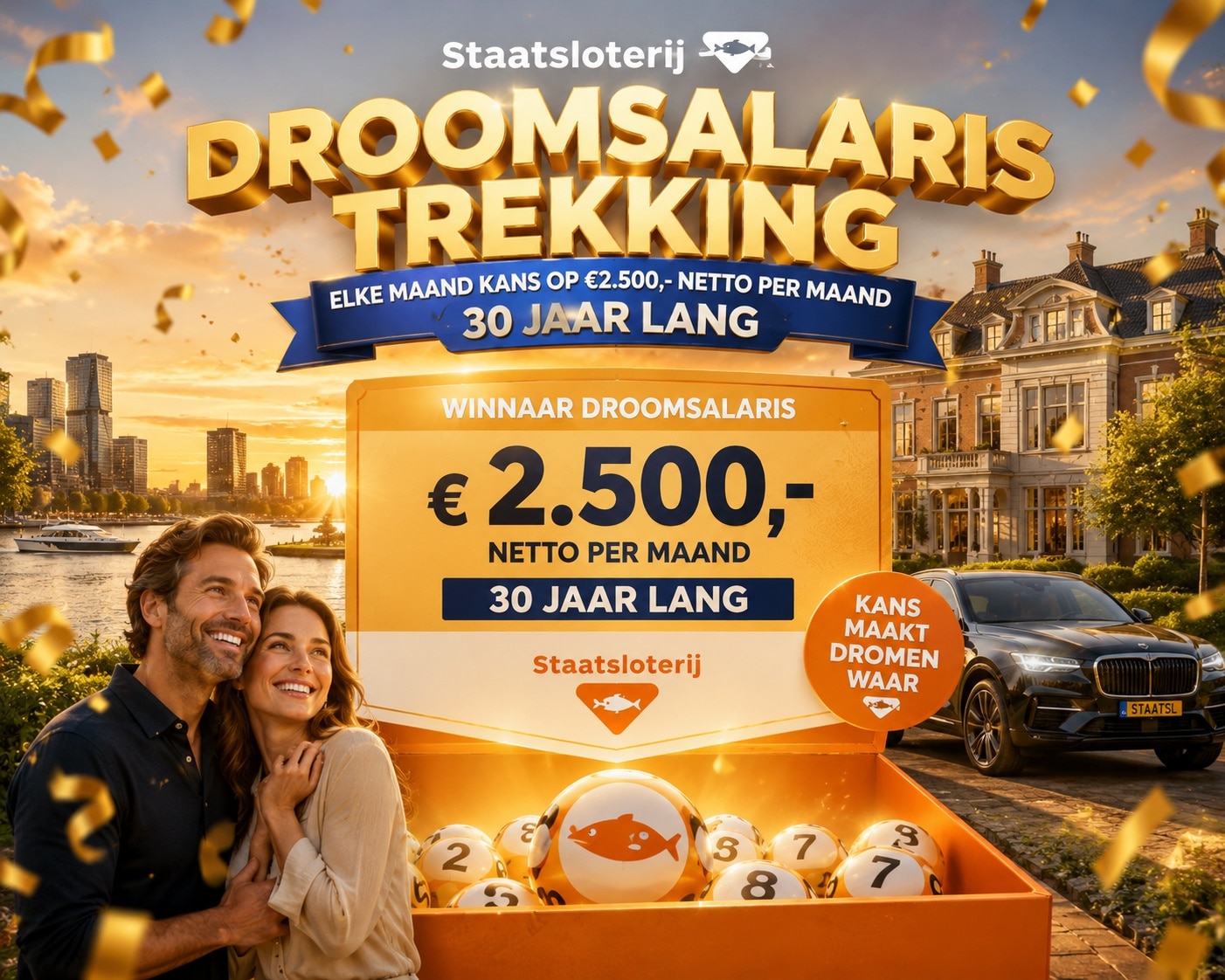 Koeman en Dumfries in nieuwe WK-campagne van Staatsloterij
