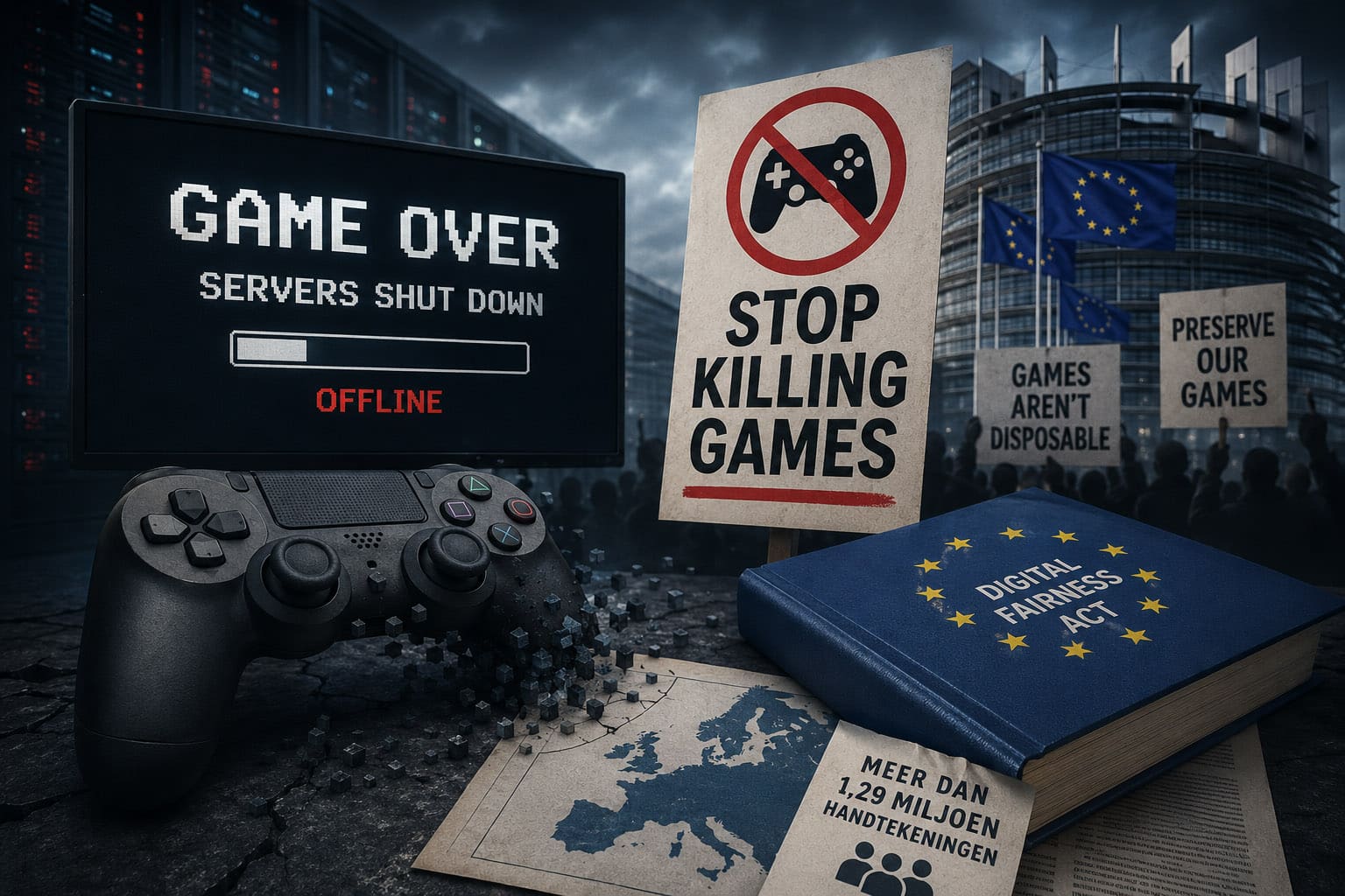 Europese afwijzing is tegenvaller voor Stop Killing Games, maar de strijd gaat door