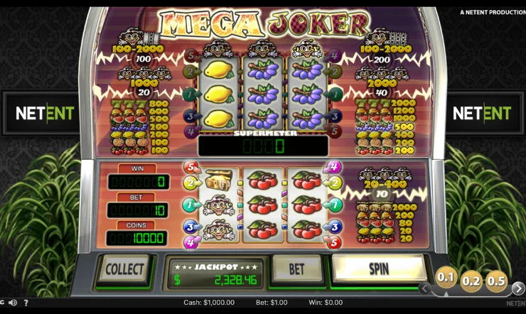 Mega Joker spilleautomat