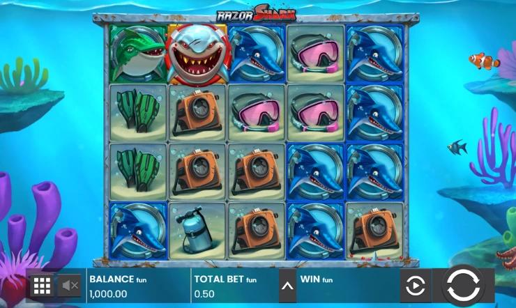 Razor Shark spilleautomat