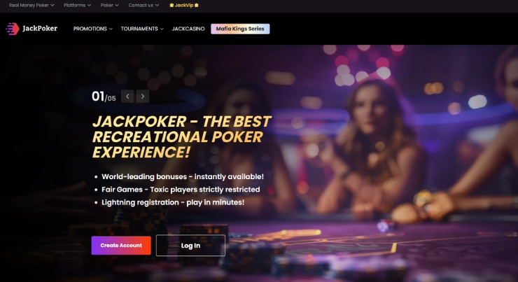 Jack Poker hjemmeside